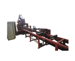 CNC Flat Steel  Punching & Cutting Line -plate width 120mm，hole φ40mm 